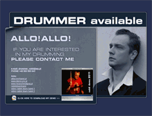 Tablet Screenshot of drummer-available.wroc.ws